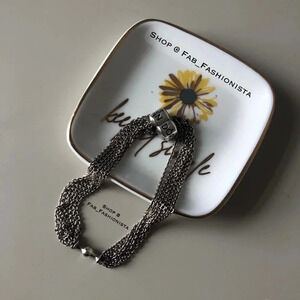 Pandora Sterling Silver Clip Bracelet